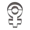 Cortador "símbolo femenino"
