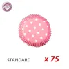 Cápsulas cupcakes "Polka Dot - ROSA" x 75