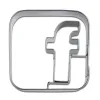 Cookie/Pastry Cutters "Facebook"