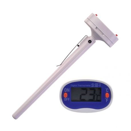 Termometro Digital Cocina Con Sonda Cableada, y Lector Temperatura Con  Soporte, Lectura Instantanea, Termometro Horno / Barbacoa