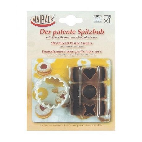 Linzer Cookie Cutter  "3 in 1"