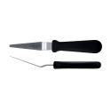 Spatule coudée inox - 9cm