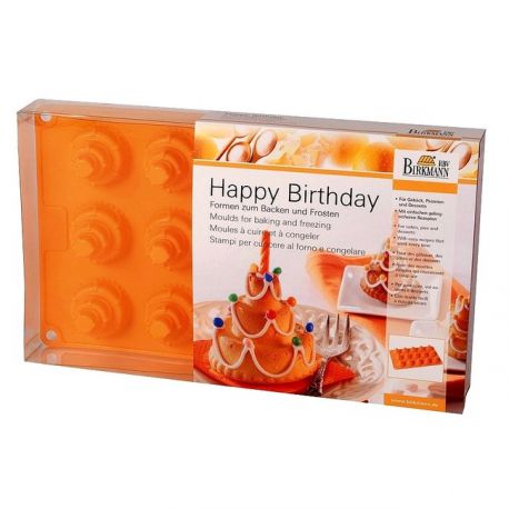 Moule silicone "Happy Birthday" - 15 cavités