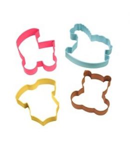 Set 4 Cookie Cutters "Baby"
