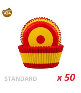 Caissettes cupcakes "Espagne" x 50