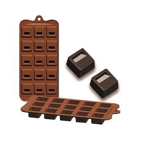 Moule silicone pour chocolat "Bloq"