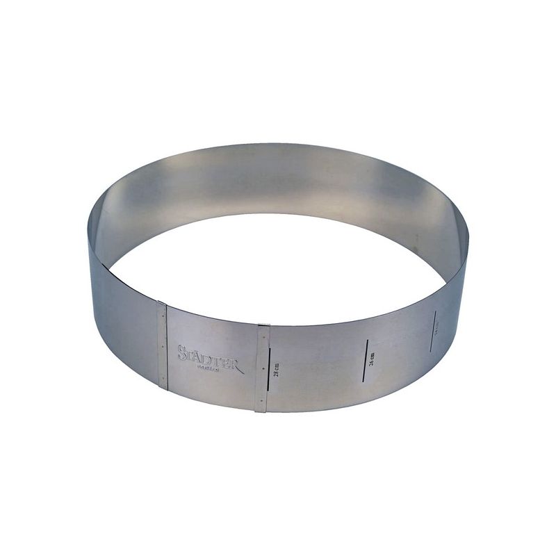 Cercle à pâtisserie extensible - Hauteur 10cm Cercle à pâtisserie extensible - Hauteur 10cm