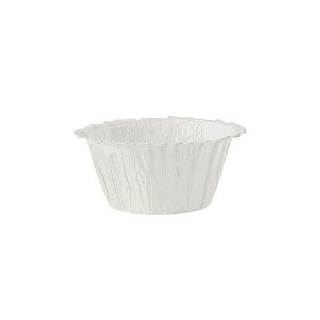 White Ruffled Baking Cups