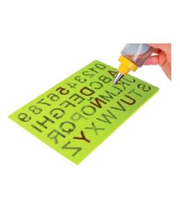Moule silicone pour chocolat "Lettres et Chiffres"