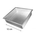 Extra Deep Square Cake Pan - 10x10x10cm