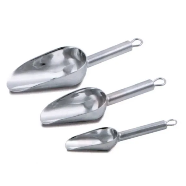 thumbnail image 2 of OLESBUR 12oz Stainless Steel Ice Scoop For Freezer With Magnetic Hook- Dishwasher 2 of 12