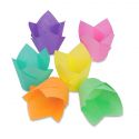 Caissette "tulipe" colorée x 12