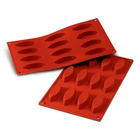 Moule silicone "Barquette" - 12 cavités - SILIKOMART