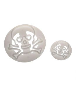 Set 2 Cookie Cutters "Skull...