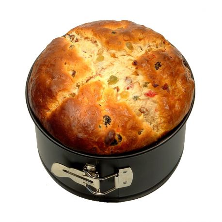 Moule à bords hauts antiadhésif 12 cm, idéal panettone ou génoise - Ibili