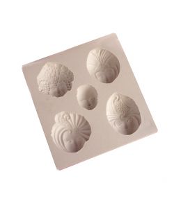 Molde decorativo - "Máscaras Venecianas"