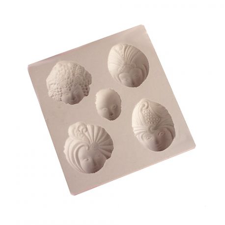 Decorative Mold - "Venetian Masks"