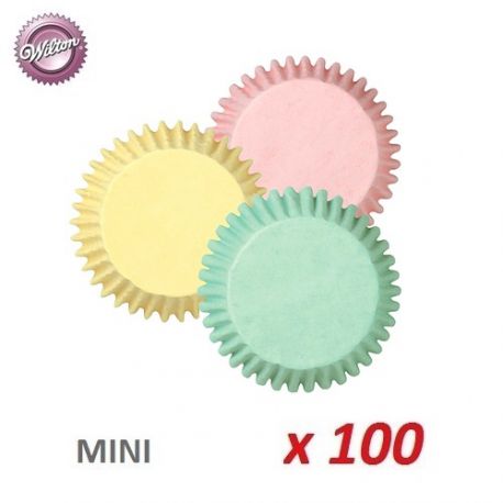 Caissettes mini multicolores x100