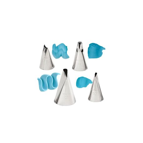 Set  "Ondulaciones" de 4 boquillas