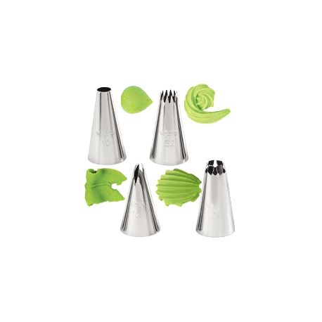 Set "Bordures" - 4 douilles - WILTON