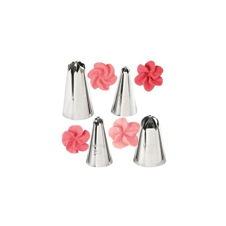 Set  "Flores" de 4 boquillas