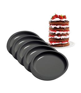 Set de 5 moules ronds pour gâteau à étages - WILTON