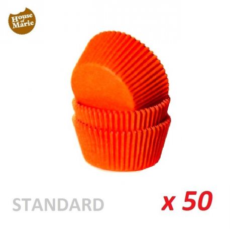 Standard Baking Cases Orange x 50