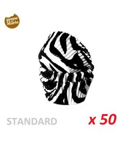 Standard Baking Cases "Zebra" x 50