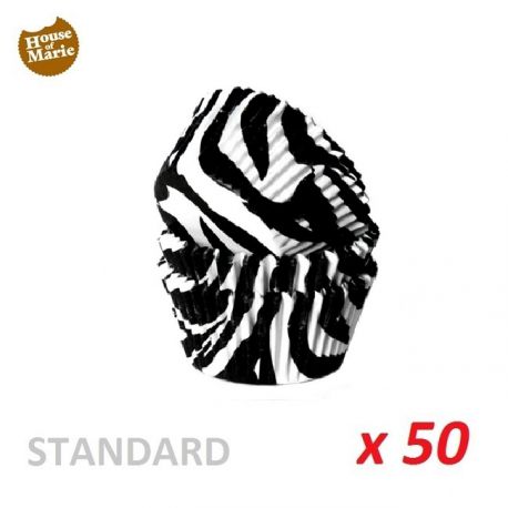 Standard Baking Cases "Zebra"  x 50