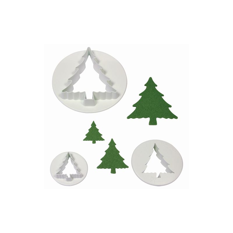 set 3 cookie cutters quot christmas tree quot pme set 3 cookie cutters quot christmas tree quot pme