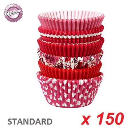 Standard Baking Cases "Valentine's day"  x 150