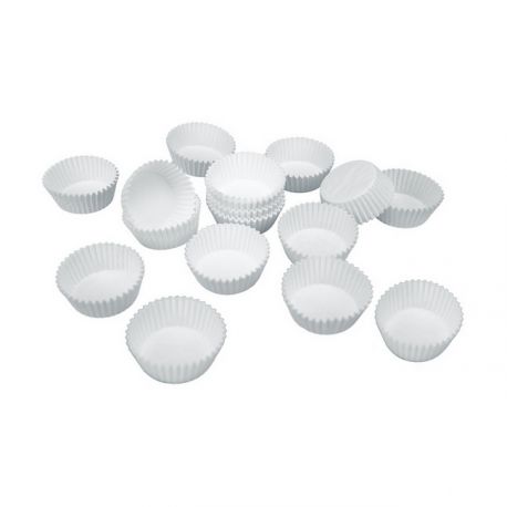 Mini-cápsulas cupcakes blancas x 100