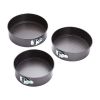 Set de 3 moules à charnière ronds
