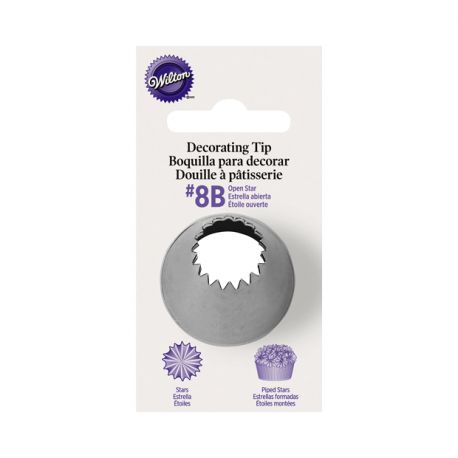 Decorating Tip N°8B - WILTON - open star
