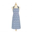 Tablier motif floral Bleu