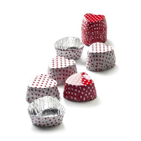 Chocolate Candy Capsules "HEART" x 36