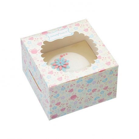 Boite en carton pour 1 Cupcake x 4 - KITCHEN CRAFT