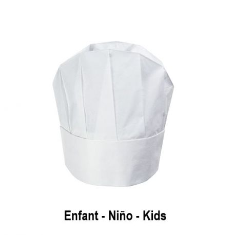 Toque de Chef jetable x 25 - Enfant