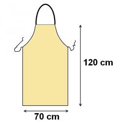 Plastic Disposable Apron WHITE