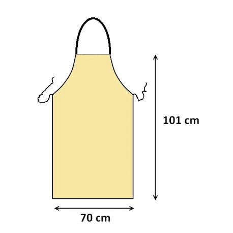 Delantal de Chef - medidas