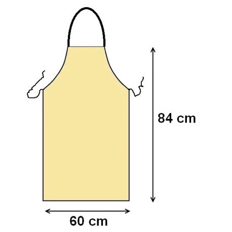 Non-Woven Disposable Apron - size