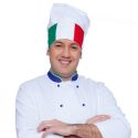 Toque cuisinier blanche - Italie