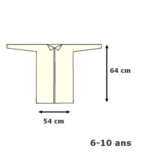 Non-Woven Disposable Lab Coat - KIDS - 6/10 years