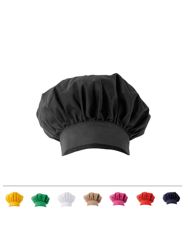 Chef Hat - "Emile" - Color : black