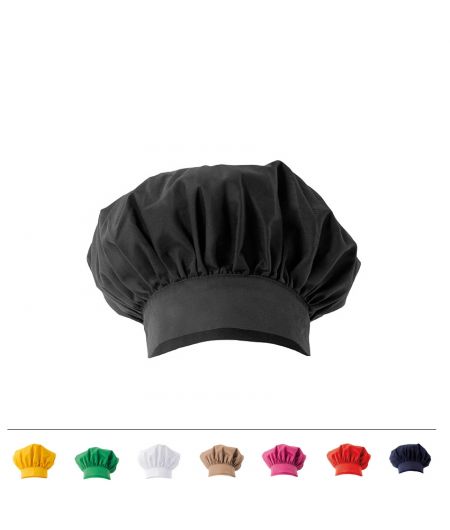 Chef Hat - "Emile" - Color : black