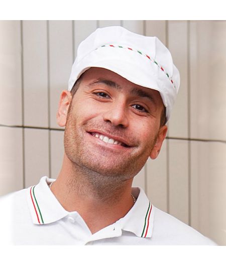 Casquette pizzaiolo blanche