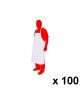 Tablier jetable BLANC x 100
