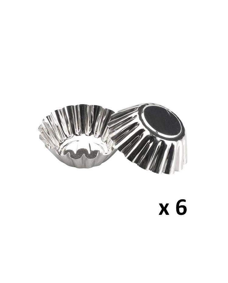 Molde mini-tarta x 6 - IBILI - 7cm