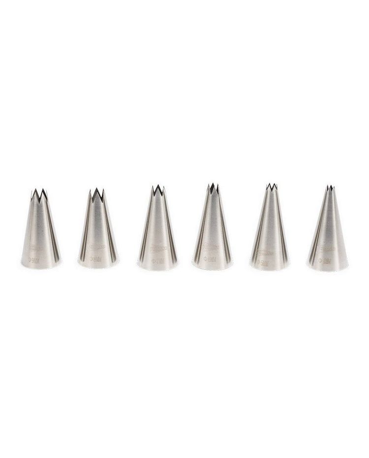 Open Star Tip Set  - Stainless steel