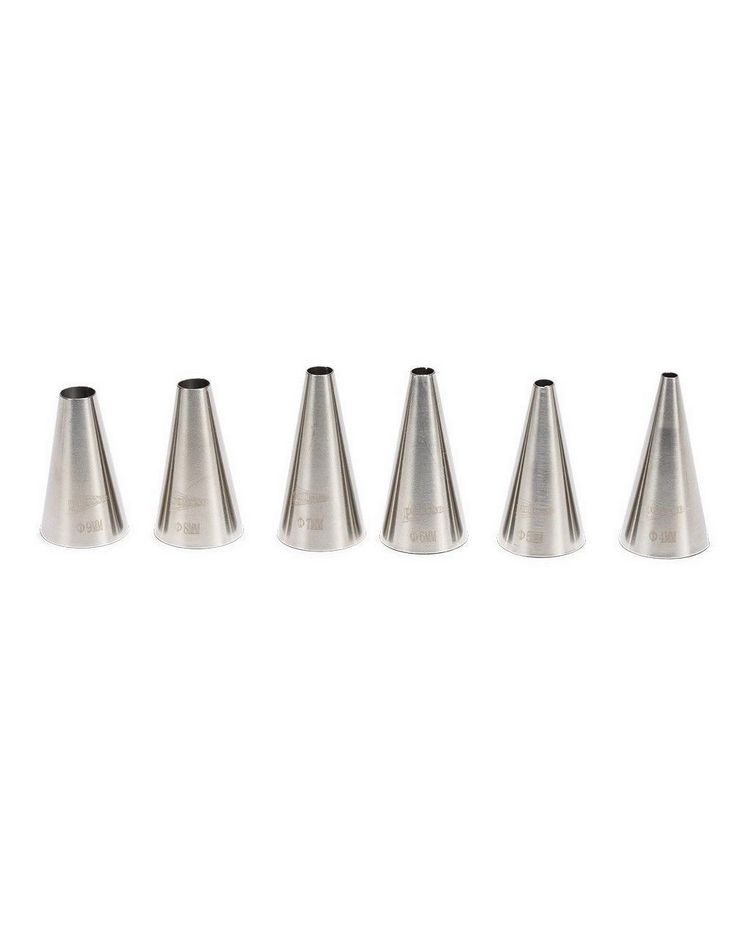 Set De 6 Douilles rondes - Inox